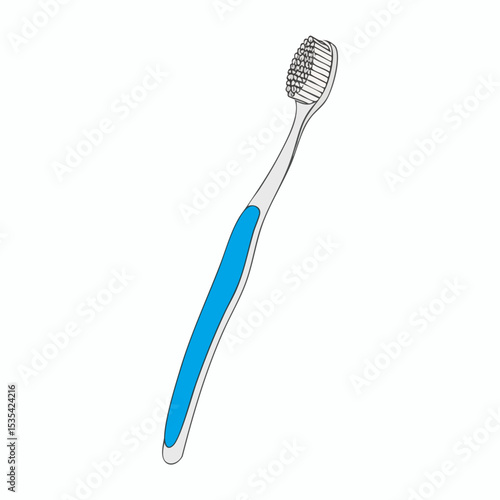 Manual toothbrush vector illustrationVector