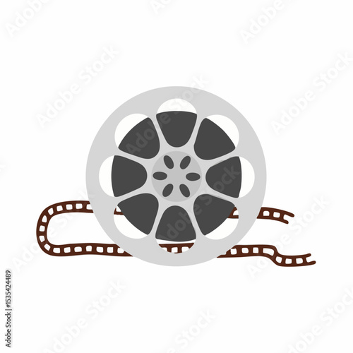 Film Reel with Film StripVector