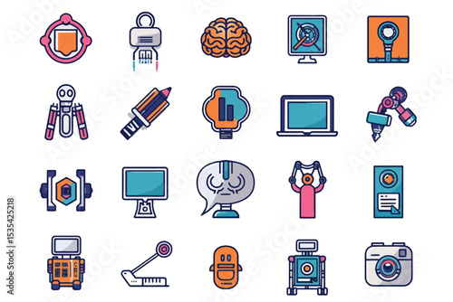 Set of financial strategy thin line and pixel perfect icons for any web and app project. 