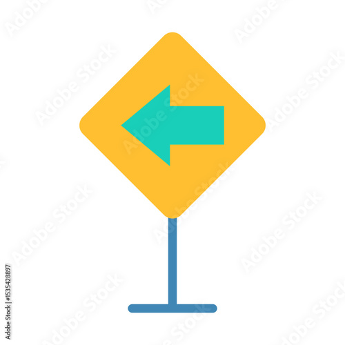 Detour Sign Icon