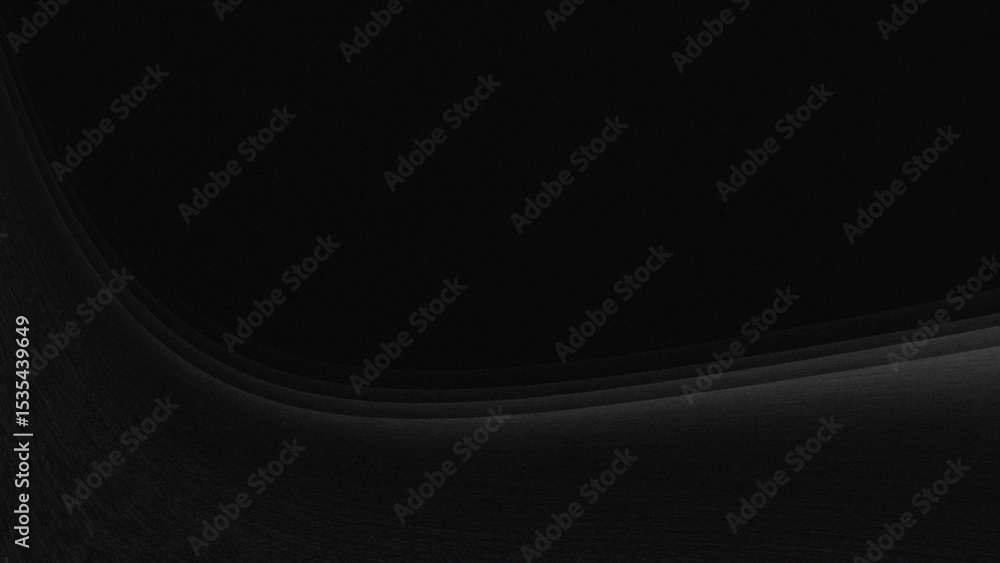 Fototapeta premium metallic black abstract background with noise and elegant curved lines