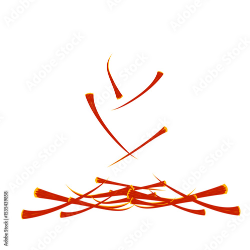Photos Dry Saffron Stamens