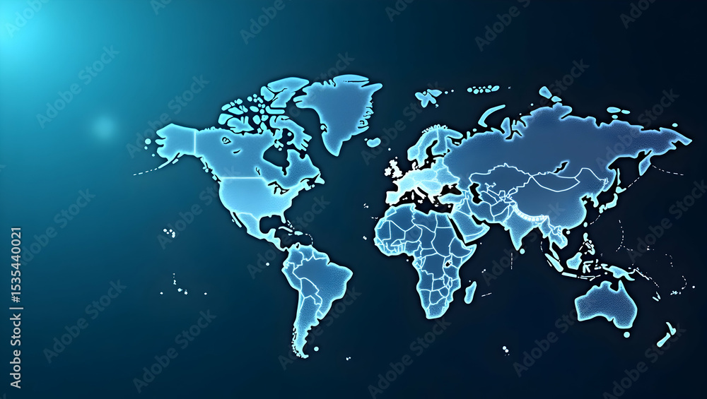 Obraz premium Exploring Economic Interdependence: Global Trade Linkages, Integrated Financial Systems & Collaborative Policies - Photo Stock Concept