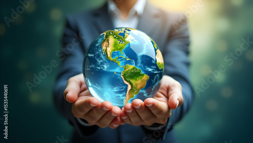 Assess sustainable global trade initiatives promoting environmentally responsible practices ethical supply chains and long term economic partnerships for balanced international commerce in  Photo Stoc