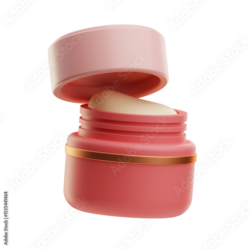 Pink Lip Balm Container