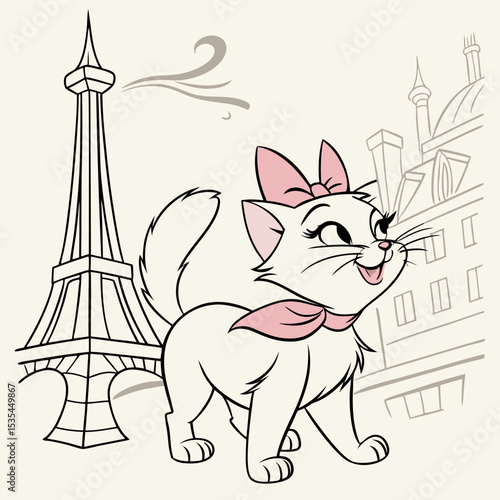 Sassy Marie – The Aristocats’ Chic and Confident Kitten