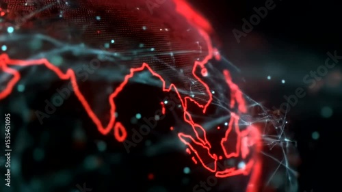 Global data network visualization