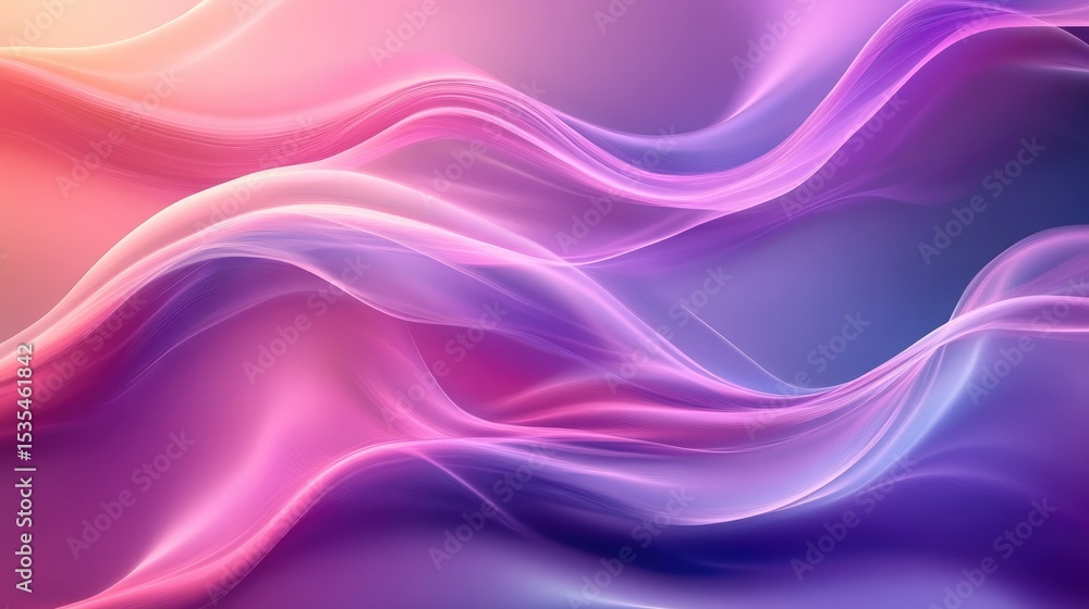 Light Purple Gradient Background Design with Vibrant Flowing Waves Light Purple Gradient Background Design with Vibrant Flowing Waves