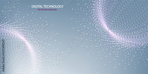 Abstract Background, Modern technology White Gradient. Abstract Background White Gradient Dots.vector eps10