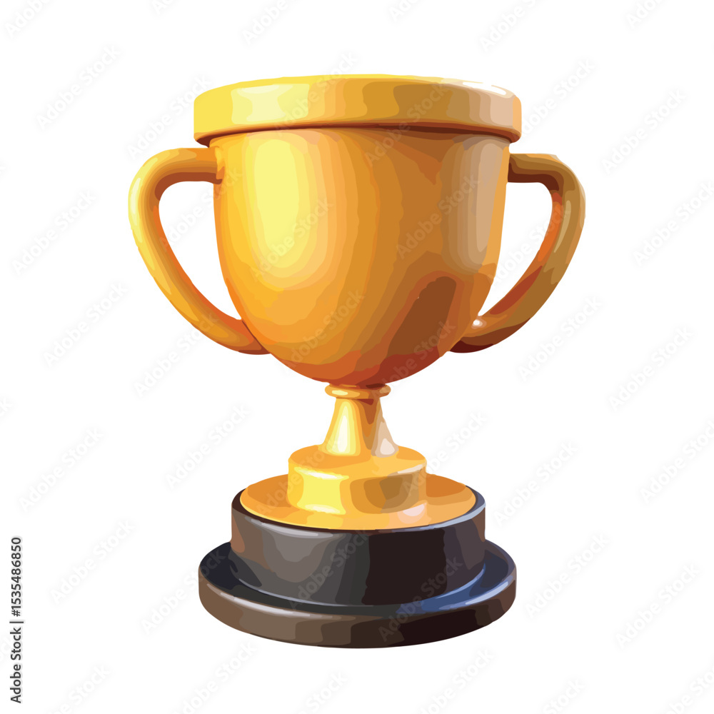 A high-quality golden trophy cup illustration symbolizing success, victory, and achievement in competitions or events. A high-quality golden trophy cup illustration symbolizing success, victory, and achievement in competitions or events.