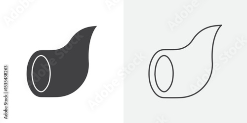 cornucopia icon Line graphics illustration