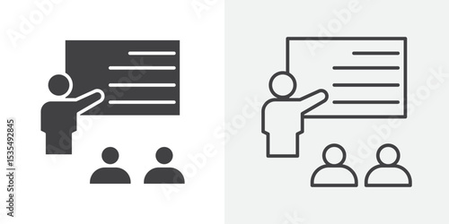 tuition fee icon Line graphics illustration
