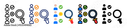 Survey Multiple Style Icon