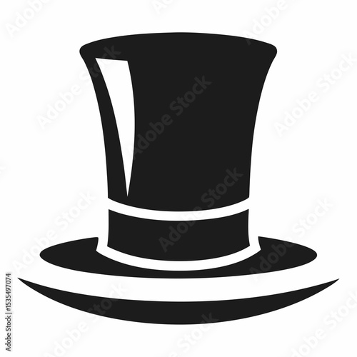 black hat isolated on white
