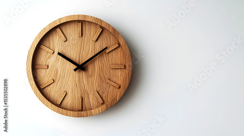 Wallpaper Mural Wooden Clock Without Numbers Torontodigital.ca