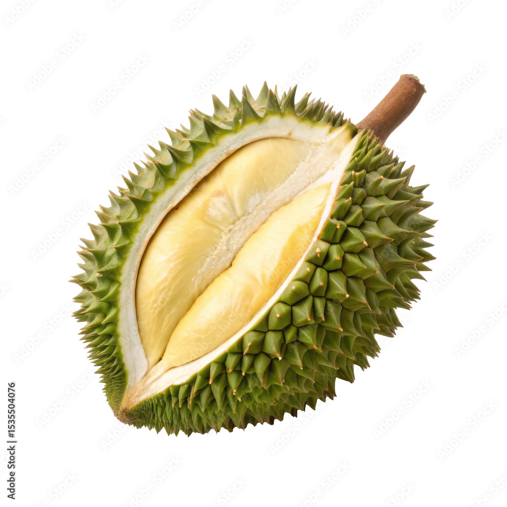 Obraz premium durian isolate white background