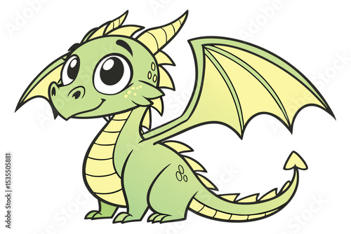 A playful crocodile and lizard illustration featuring a cute dragon character