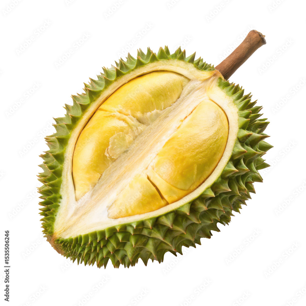Fototapeta premium durian isolate white background