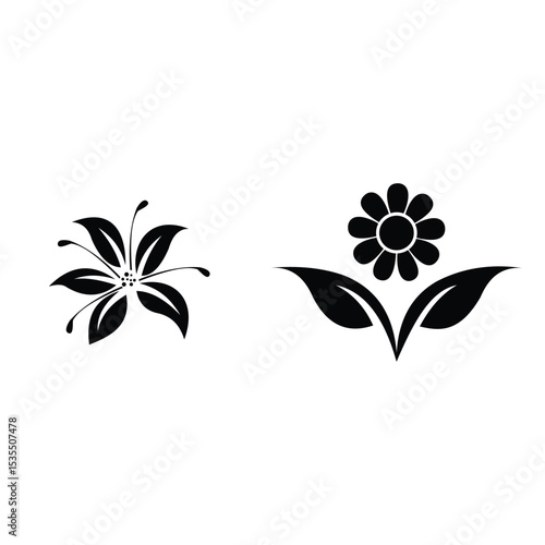 abstract floral design