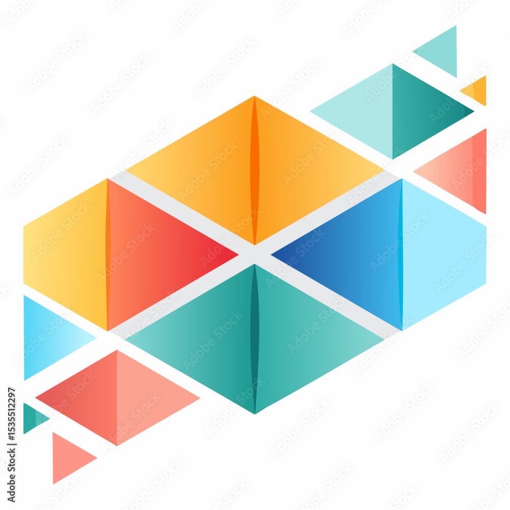 Fototapeta premium vector Modern gradient poster background vector.