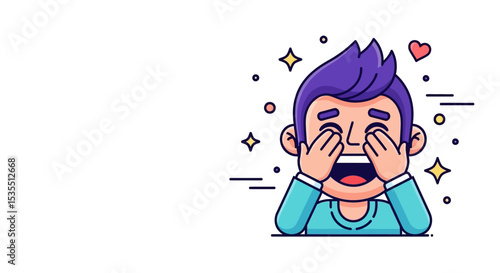 Face palm laugh Vector Icons Set – Hand Drawn Cartoon Emoticons Pack, 
Laughing Faces, ROFL Reactions, Humor Stickers Collection, Social Chat Symbols