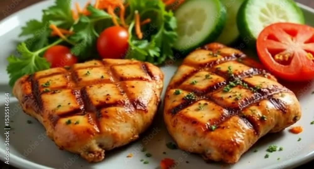 grilled chicken breast with vegetables grilled chicken breast with vegetables
