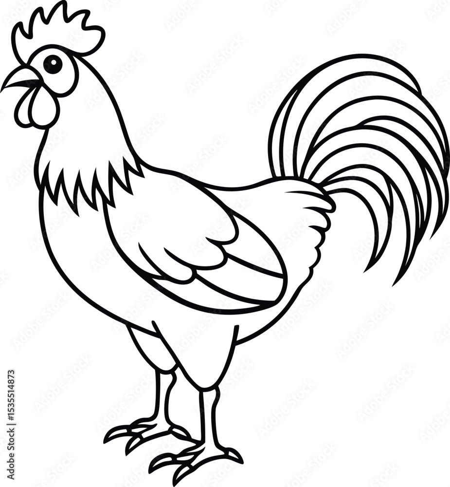 cock and hen cock and hen