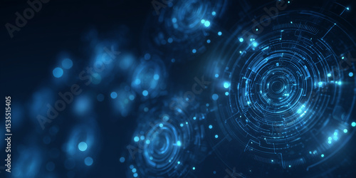Abstract futuristic electronic circuit technology background