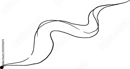 Minimalist line art set featuring liquid wave design for creative projects