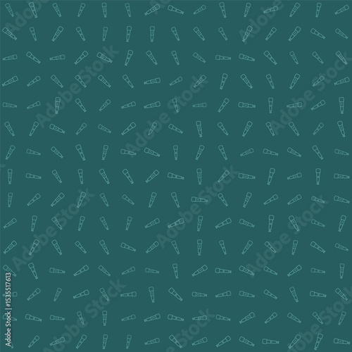 Vector pattern binoculars. Camping theme nature silhouette seamless background outdoor