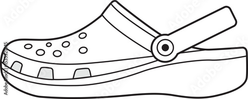 크록스형 실외용 슬리퍼