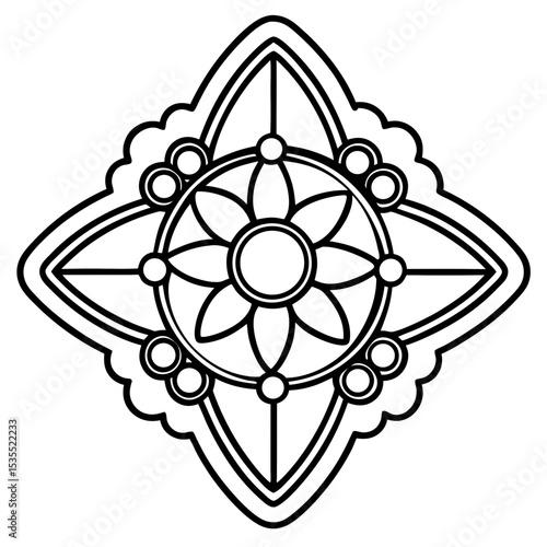 Brooch jeweler vector