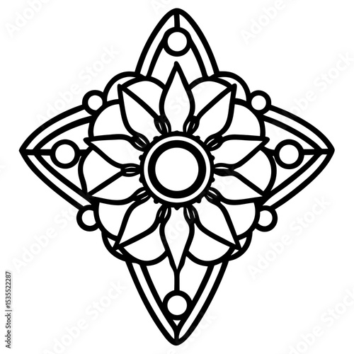 Brooch jeweler vector