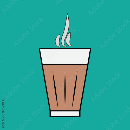 Chai or tea vector, Indian Masala Chai Vector Art