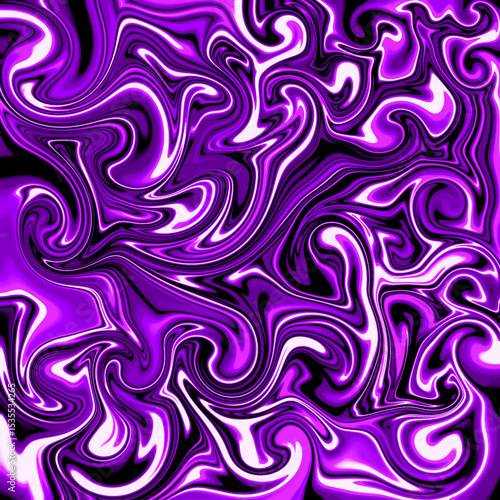 Purple Swirl Abstract Art