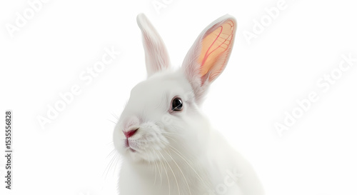 White Rabbit: A Pure and Gentle Portrait