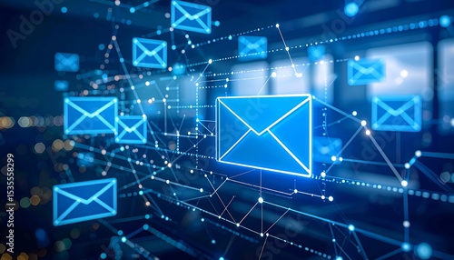 Abstract email network