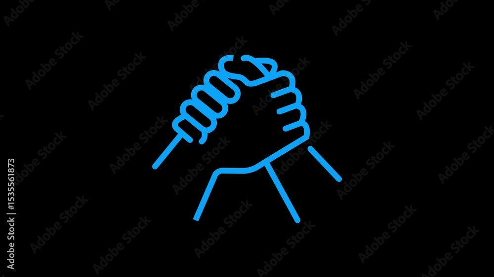 Animated handshake icon loop showing business agreement, partnership deal, teamwork and collaboration concept for corporate, legal, and professional communication visuals Animated handshake icon loop showing business agreement, partnership deal, teamwork and collaboration concept for corporate, legal, and professional communication visuals