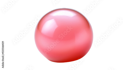 Free Download Pink glossy sphere - GFXLoad