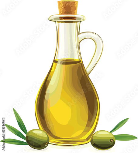 olive oil and olives