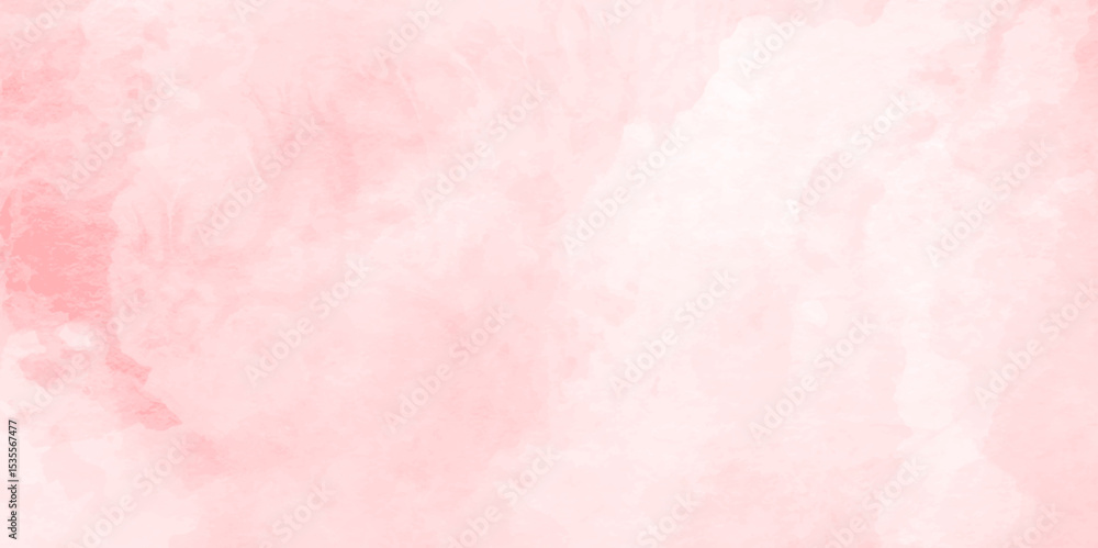 Fototapeta premium Light pink background with hand paint watercolor alpha grunge texture. pink watercolor marble grunge. soft pink watercolor texture with brush painted watercolor stains. hand drawn vector texture.