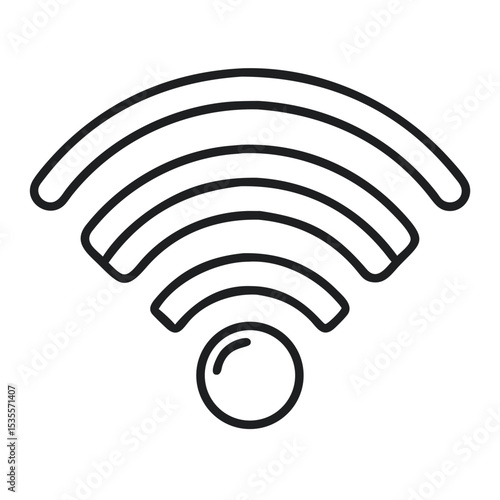 Wireless Internet Connection Symbol Representing Modern Connectivity Needs