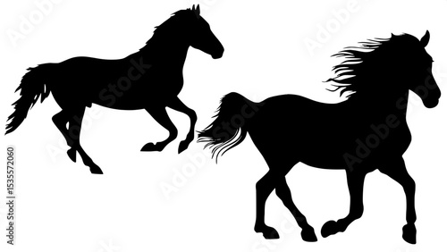 Natural Movement Captured – Each posture authentically represents real horse motion, adding life and realism to your designs.