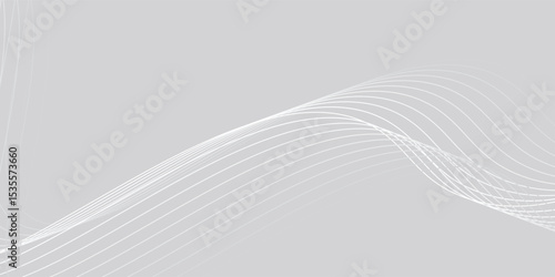 Wavy business curve lines on transparent background. Abstract ocean wave line background. Wave swirl, frequency sound wave, twisted curve lines with blend effect.