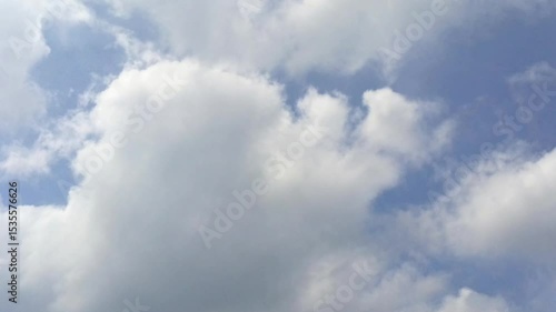 animated video of moving white clouds