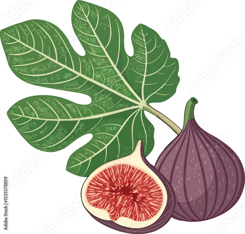 figs with leaves