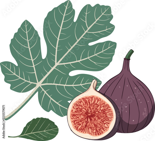 figs with leaves