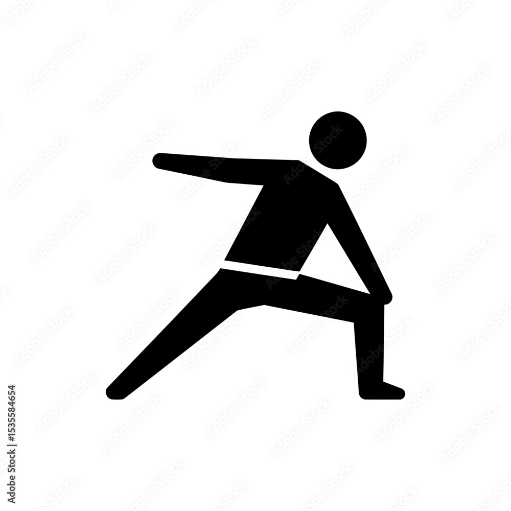Yoga Pose Warrior Style for Strength and Balance Yoga Pose Warrior Style for Strength and Balance