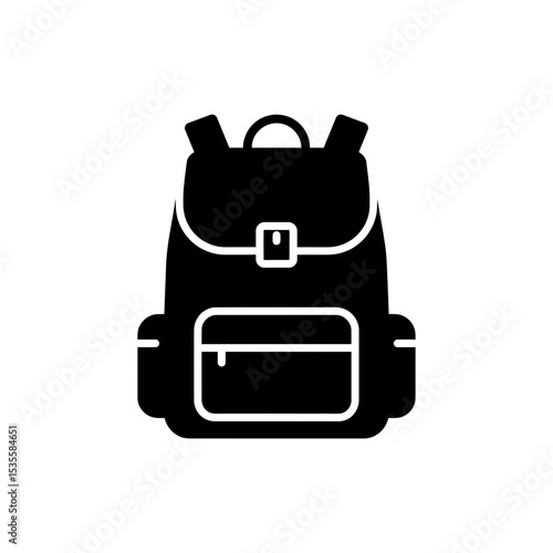 Backpack with Buckle Flap for Travel and Adventure