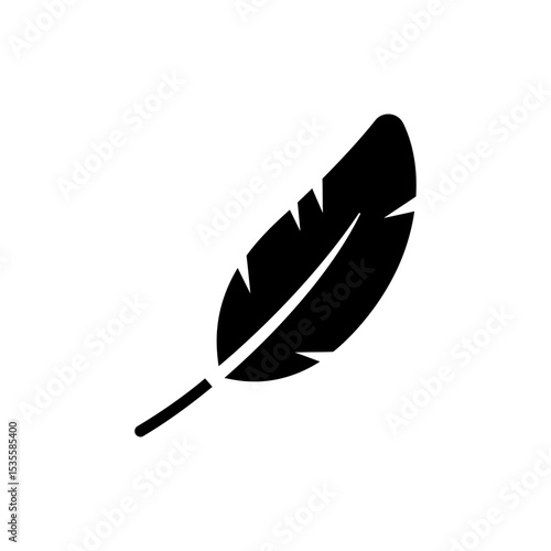 Feather Falling Gently for a Calm and Peaceful Feeling